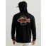 HUK Performance Fishing Huk Bass Apparel Hoodie Tee - Mens, Black, Medium, H1000580-001-M