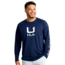 HUK Performance Fishing Huk Icon Crew Long Sleeve Shirt Naval Academy 2XL C98F4773, ATH1200573413M
