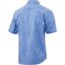 HUK Performance Fishing Huk Kona Woven Short Sleeve Button Up - Mens, Carolina Blue, Extra Large, H1500077-420-XL
