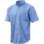 HUK Performance Fishing Huk Kona Woven Short Sleeve Button Up - Mens, Carolina Blue, Extra Large, H1500077-420-XL