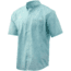 HUK Performance Fishing Huk Kona Woven Short Sleeve Button Up - Mens, Seafoam, Large, H1500077-350-L