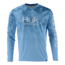 HUK Performance Fishing Icon Camo Fade Tops, Long Sleeve - Mens, Flow, Large, H1200155-455-L