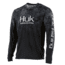 HUK Performance Fishing Icon Camo Fade Tops, Long Sleeve - Mens, Night Vision, Medium, H1200155-075-M
