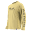 HUK Performance Fishing Icon LS Tops, Long Sleeve - Mens, Butter, Large, H1200138-745-L