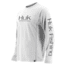 HUK Performance Fishing Icon LS Tops, Long Sleeve - Mens, White, Large, H1200138-100-L