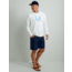HUK Performance Fishing Icon Performance Hoodie - Mens, White, Large, H1200574-100-L