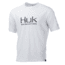 HUK Performance Fishing Icon SS Tops, Short Sleeve - Mens, White, Large, H1200137-100-L