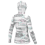 HUK Performance Fishing Icon Tropicamo Hoodie - Womens, White, S, H6120171-100-S