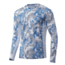 HUK Performance Fishing Icon X KC Refraction Camo Long Sleeve Shirt - Mens, Ice Boat, 2XL, H1200285-459-XXL