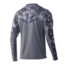 HUK Performance Fishing Icon X KC Refraction Camo Long Sleeve Shirt - Mens, Storm, Extra Large, H1200285-039-XL