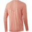 HUK Performance Fishing Icon X Long Sleeve Tee - Mens, Peach Pink, Medium, H1200138-691-M