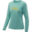 HUK Performance Fishing Icon X Long Sleeve Top - Womens, Bright Teal, Large, H6120018-442-L