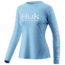 HUK Performance Fishing Icon X Long Sleeve Top - Womens, Ice Blue, Extra Small, H6120018-450-XS