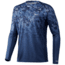 HUK Performance Fishing Icon X Tide Change Fade Long-Sleeve Shirt - Men's, Extra Large, Atlantic, H1200388-997-XL
