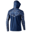 HUK Performance Fishing Icon X Tide Change Hoodie - Men's, Atlantic, Medium, H1200390-997-M