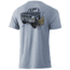 HUK Performance Fishing KC 250 Style Tee - Men's, Ice Blue Heather, Extra Large, H1000312-458-XL