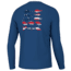 HUK Performance Fishing KC Flag Fish Pursuit - Mens, Set Sail, L, H1200512-489-L