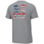 HUK Performance Fishing Kc Flag Fish Tee - Men's, Harbor Mist, 2XL, H1000415-034-XXL