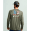 HUK Performance Fishing KC Pursuit Graphic Crew - Mens, Moss, Large, H1200631-316-L