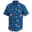 HUK Performance Fishing Kona Fish And Flags - Men's, Set Sail, Small, H1500163-489-S
