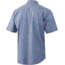HUK Performance Fishing Kona Woven Short Sleeve - Mens, Milky Blue, Extra Large, H1500077-421-XL