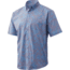 HUK Performance Fishing Kona Woven Short Sleeve - Mens, Milky Blue, Extra Large, H1500077-421-XL