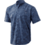 HUK Performance Fishing Kona Woven Short Sleeve - Mens, Sargasso Sea, Small, H1500077-409-S
