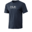 HUK Performance Fishing Logo Fishing Short Sleeve Tee - Mens, Navy Heather, Extra Large, H1000240-415-XL