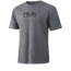 HUK Performance Fishing Logo Fishing Short Sleeve Tee - Mens, Sharkskin Heather, Large, H1000240-022-L