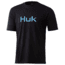 HUK Performance Fishing Logo Tee - Men's, Black, Medium, H1000359-001-M