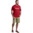 HUK Performance Fishing Logo Tee - Mens, Scarlet Blaze, Extra Large, H1000390-621-XL