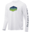 HUK Performance Fishing Mahi Badge Pursuit Graphic T-Shirt - Mens, White, Medium, H1200243-100-M