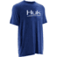 HUK Performance Fishing Men's Logo Tee, Royal Heather, Large H1000091-405-L