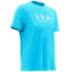 HUK Performance Fishing Men's Logo Tee, Tahiti Blue Heather, Large H1000091-435-L