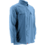 HUK Performance Fishing Men's Next Level Long Sleeve Shirt, Carolina Blue, 3XL H1500029-420-XXXL