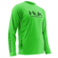 HUK Performance Fishing Men's Performance Vented Long Sleeve Shirt, Neon Green, Extra Large H1200118-320-XL