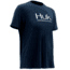 HUK Performance Fishing Mens Logo Tee, Navy, Large, H1000121-410-L
