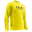 HUK Performance Fishing Mens Performance Vented Long Sleeve Shirt, Lime-Aid, Large, H1200118-330-L