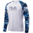 HUK Performance Fishing Mossy Oak Double Header Long Sleeve Graphic T-Shirt - Mens, Mossy Oak Hydro Sailfish, Small, H1200229-488-S
