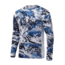 HUK Performance Fishing Mossy Oak Pursuit Long Sleeve Graphic T-Shirt - Mens, Mossy Oak Hydro Glacier, 2XL, H1200228-098-XXL