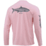HUK Performance Fishing Pen and Ink Tarpon Long Sleeve Graphic T-Shirt - Mens, Pink Taffy, Medium, H1200219-685-M