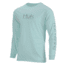 HUK Performance Fishing Performance Fishing LS Tops, Short Sleeve - Men's, Sea Foam, Large, H1000180-350-L