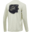 HUK Performance Fishing Pursuit Bass And Blue Long Sleeve Graphic T-Shirt - Mens, Fog Green, Medium, H1200214-331-M
