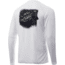 HUK Performance Fishing Pursuit Bass And Blue Long Sleeve Graphic T-Shirt - Mens, White, 2XL, H1200214-100-XXL