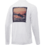 HUK Performance Fishing Pursuit Caribbean Missile Long Sleeve Graphic T-Shirt - Mens, White, 2XL, H1200206-100-XXL