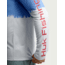 HUK Performance Fishing Pursuit Graphic Hoodie - Mens, Harbor Mist, 3XL, H1200632-034-XXXL