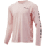 HUK Performance Fishing Pursuit Hogzilla LS Graphic T-Shirt - Mens, Seashell Pink, Extra Large, H1200208-682-XL