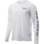 HUK Performance Fishing Pursuit Hogzilla LS Graphic T-Shirt - Mens, White, Medium, H1200208-100-M