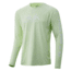 HUK Performance Fishing Pursuit Vented Long Sleeve - Mens, Key Lime, Large, H1200150-336-L