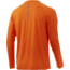 HUK Performance Fishing Pursuit Vented Long Sleeve Tee - Mens, Orange Tiger, Small, H1200150-821-S
